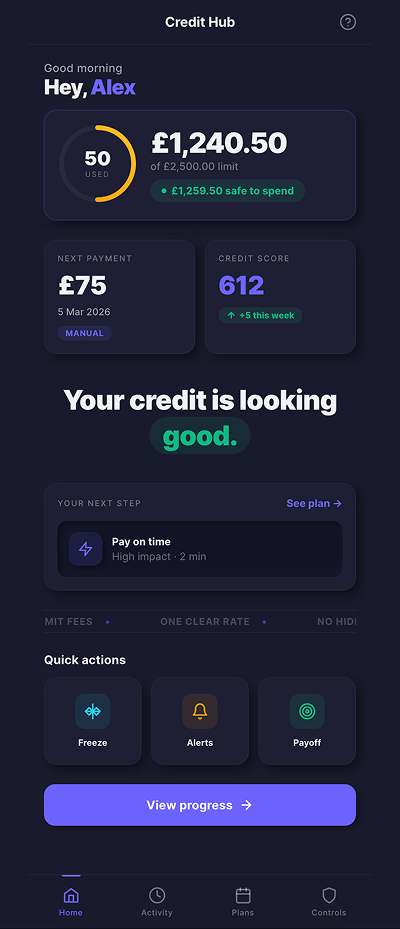 Code experiment 4: Dark theme, refined data density, all key metrics visible