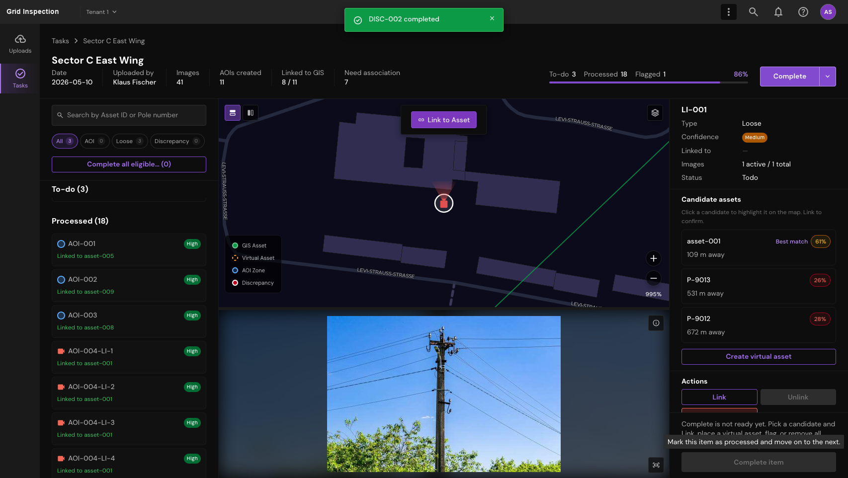 Handle a loose image. Give imagery without an existing association its own resolution path.