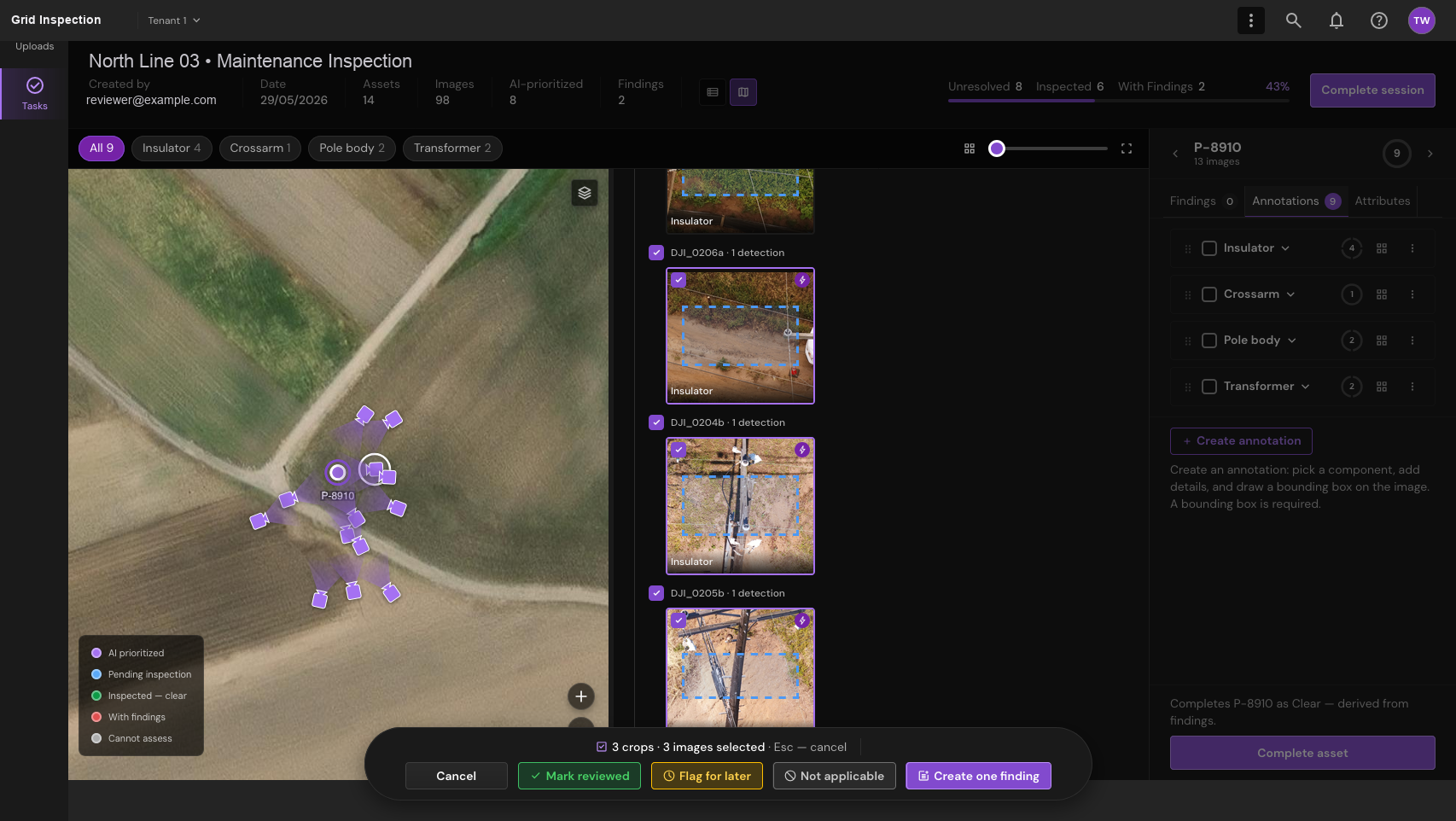 Expand the gallery workspace. Reduce navigation panels when the image collection needs more space.